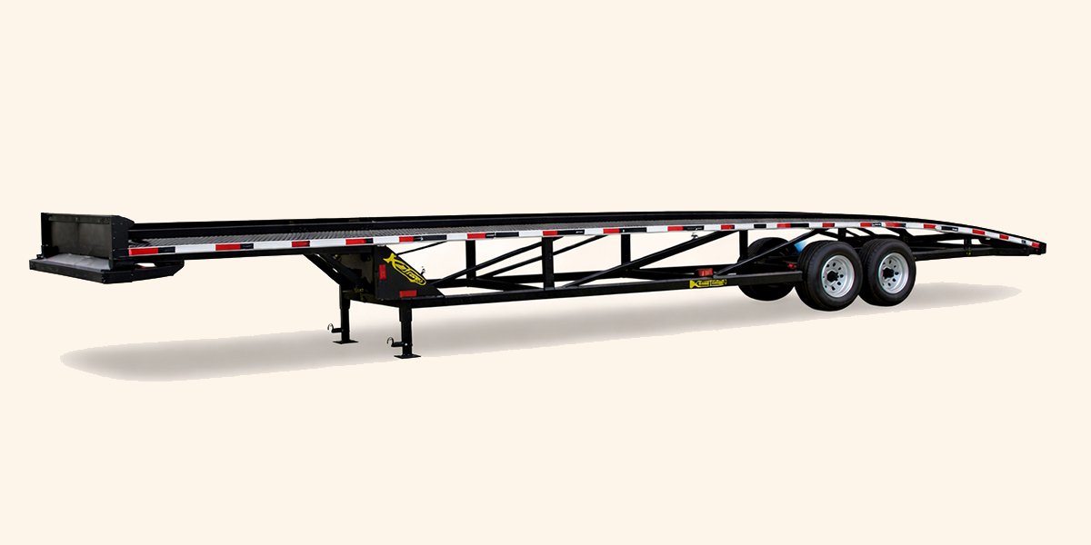 3 - Car 2024-2026 Kaufman trailer - 22,000 GVWR / 53 ft. Low-Profile Tandem Dual Wedge Car Trailer